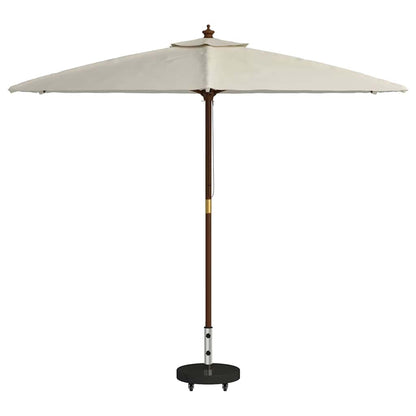 vidaXL Parasol Base 30kg Black Granite and Stainless Steel Round