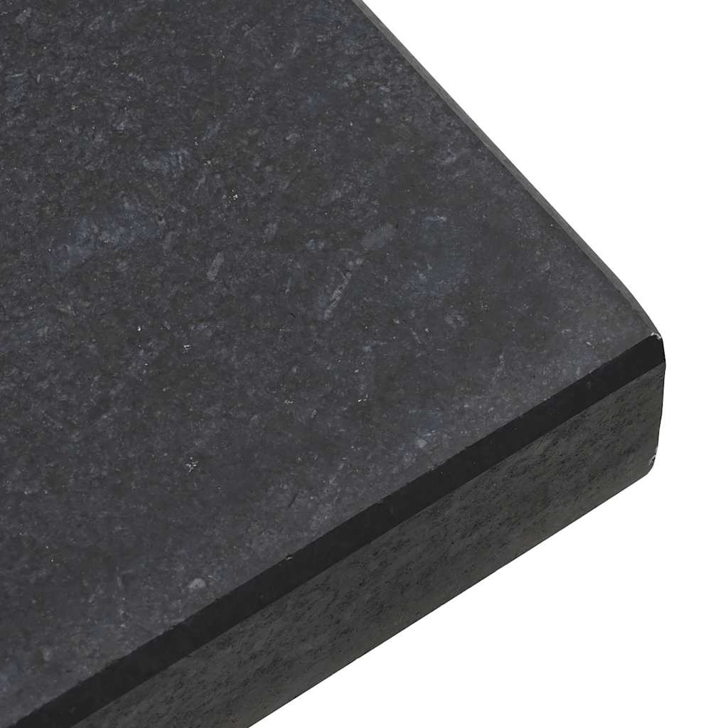 vidaXL Parasol Base 30kg Black Granite Square