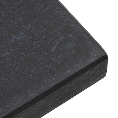 vidaXL Parasol Base 30kg Black Granite Square
