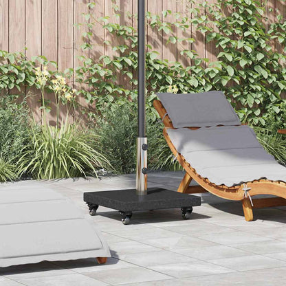 vidaXL Parasol Base 30kg Black Granite Square