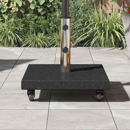 vidaXL Parasol Base 30kg Black Granite Square
