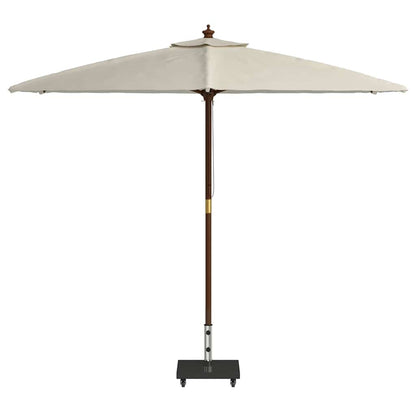 vidaXL Parasol Base 30kg Black Granite Square