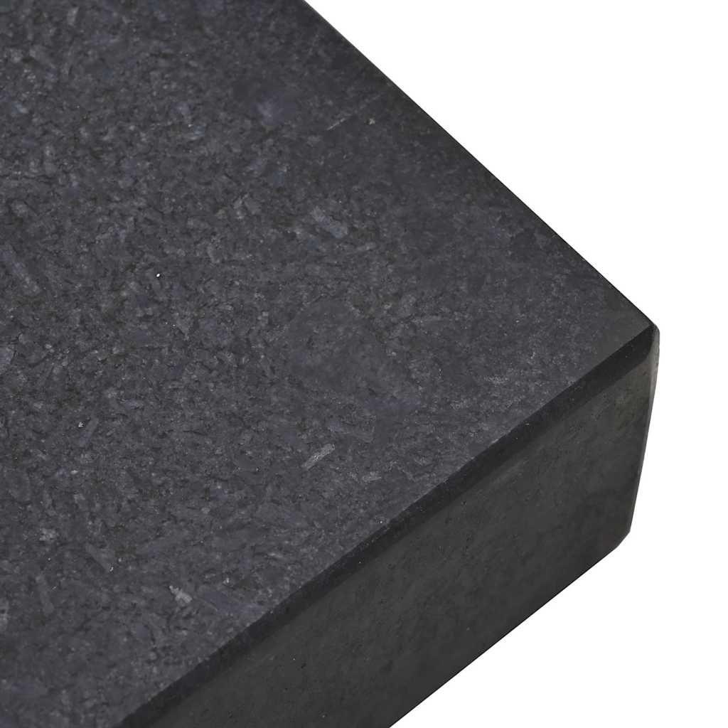 vidaXL Parasol Base Black 45 x 25 x 45 cm Granite