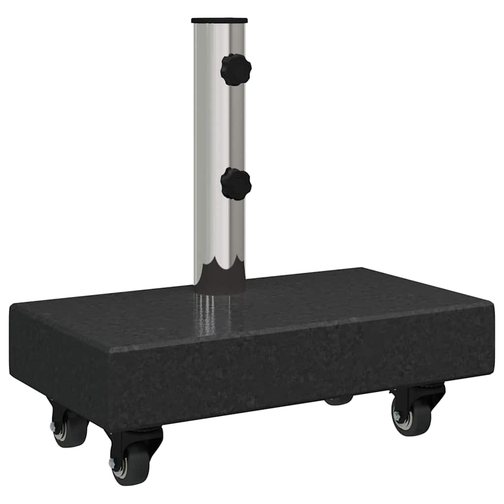 vidaXL Parasol Base Black 45 x 25 x 45 cm Granite