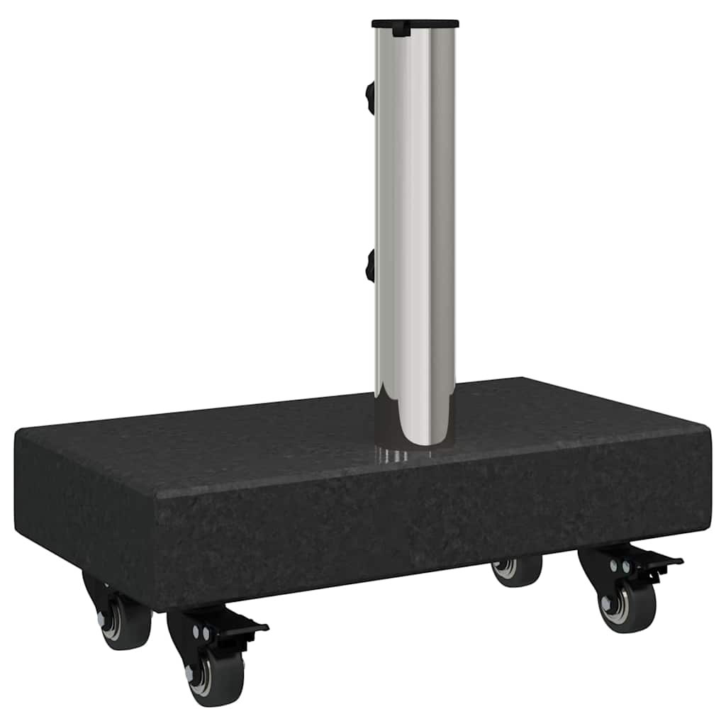 vidaXL Parasol Base Black 45 x 25 x 45 cm Granite