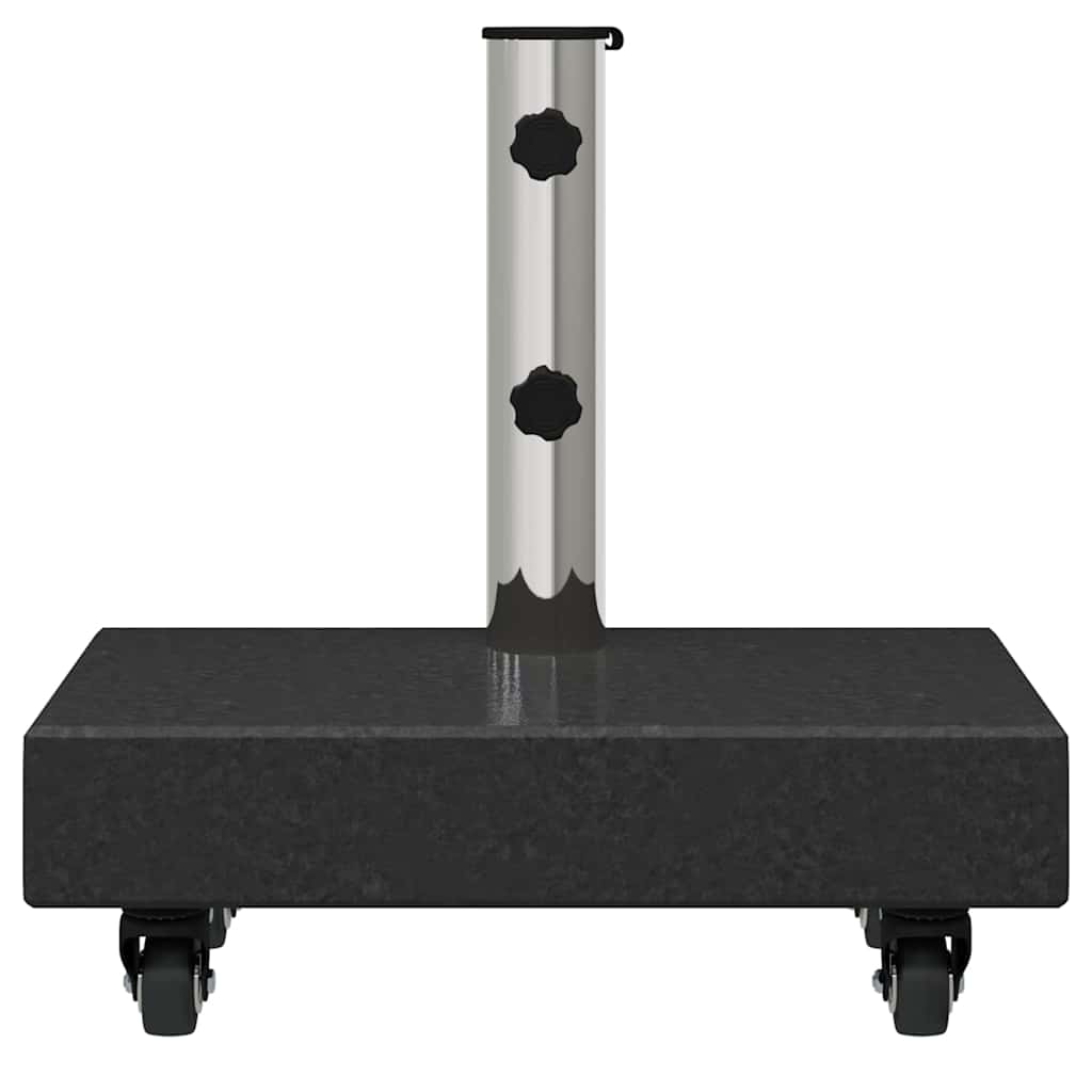 vidaXL Parasol Base Black 45 x 25 x 45 cm Granite