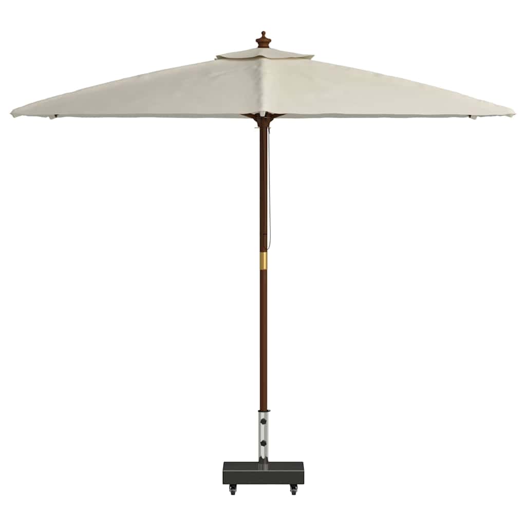 vidaXL Parasol Base Black 45 x 25 x 45 cm Granite