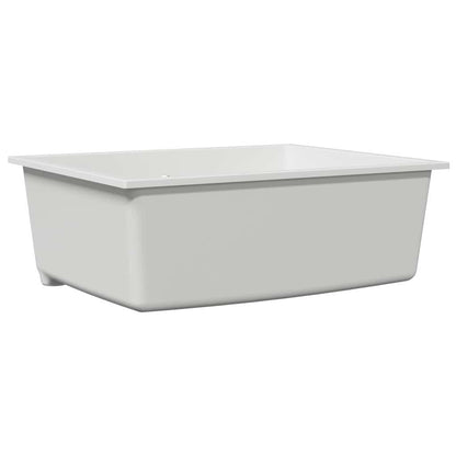 vidaXL Kitchen Sink White 54 x 44 x 20 cm Granite