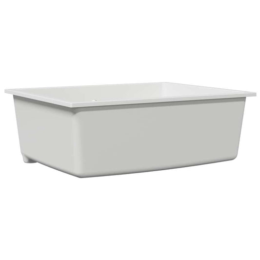 vidaXL Kitchen Sink White 54 x 44 x 20 cm Granite
