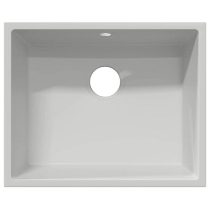 vidaXL Kitchen Sink White 54 x 44 x 20 cm Granite