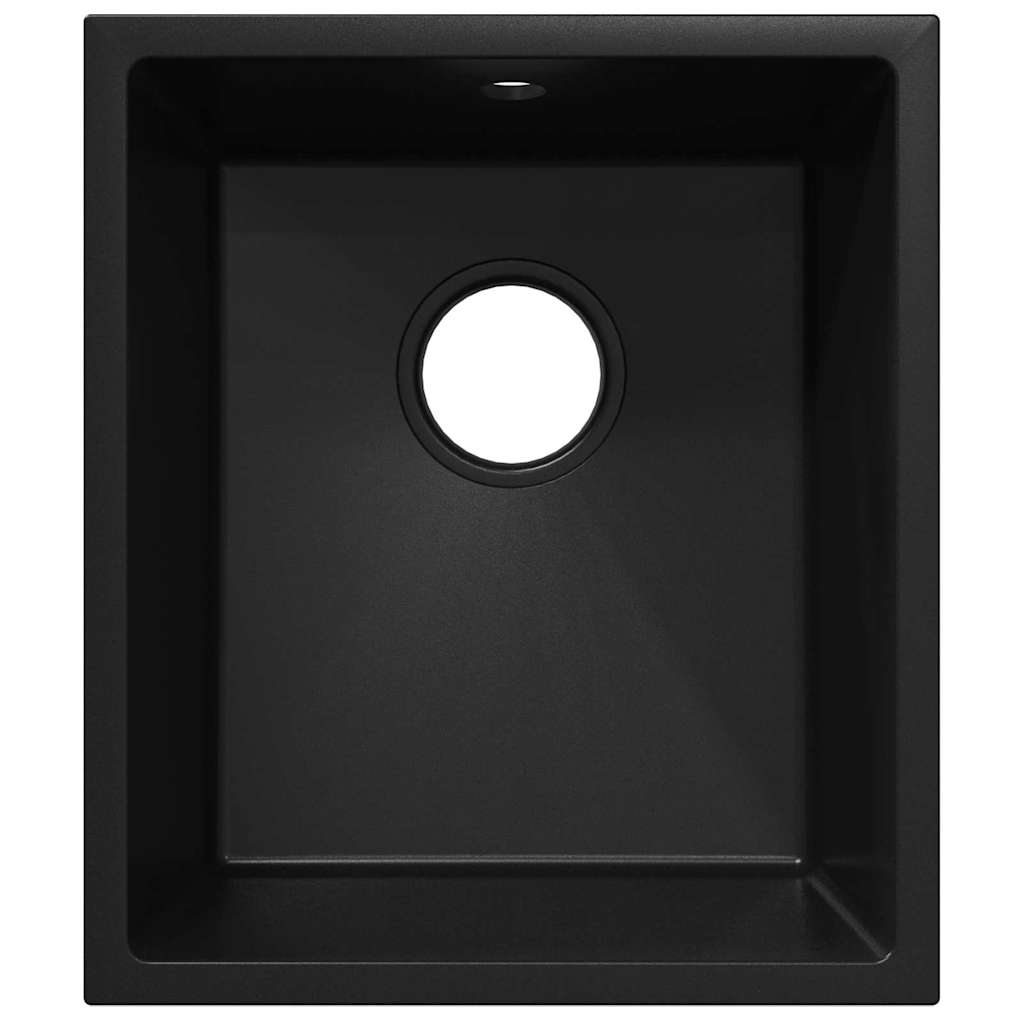 vidaXL Kitchen Sink Black 38 x 44 x 20 cm Granite