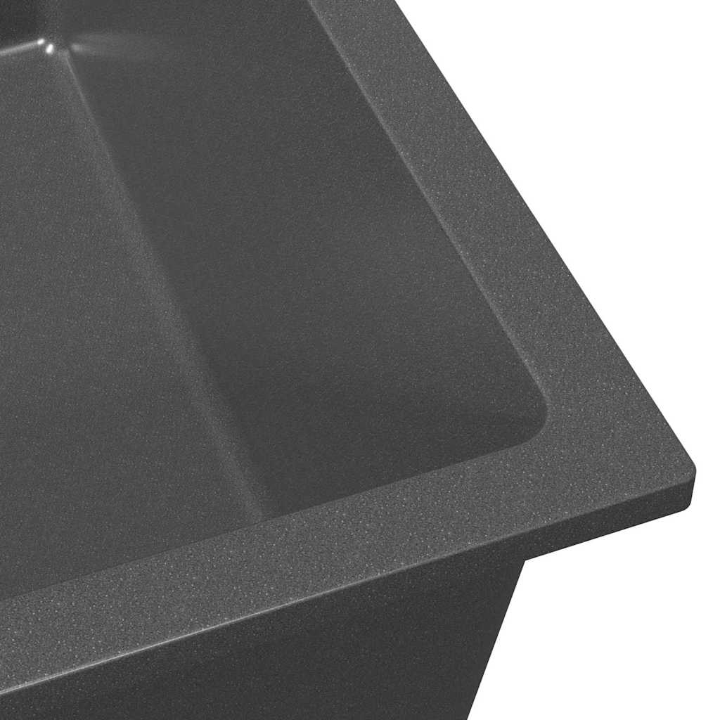 vidaXL Kitchen Sink Grey 38 x 44 x 20 cm Granite