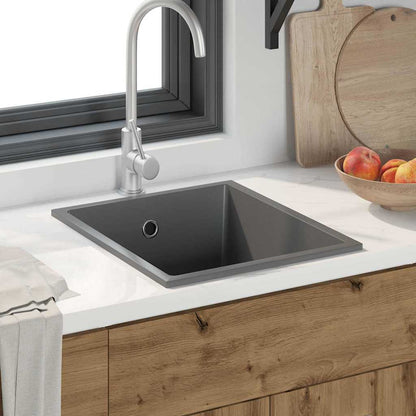 vidaXL Kitchen Sink Grey 38 x 44 x 20 cm Granite
