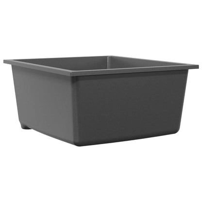 vidaXL Kitchen Sink Grey 38 x 44 x 20 cm Granite