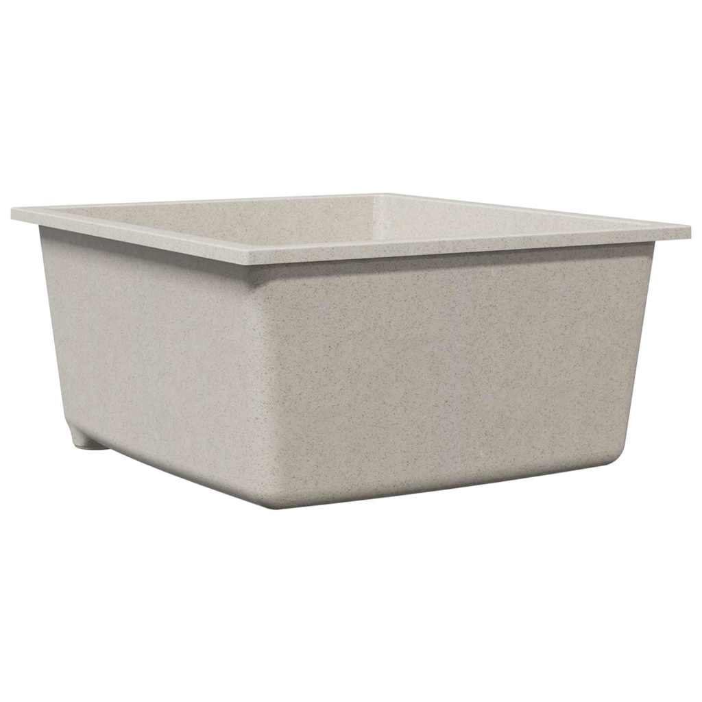 vidaXL Kitchen Sink Beige 38 x 44 x 20 cm Granite