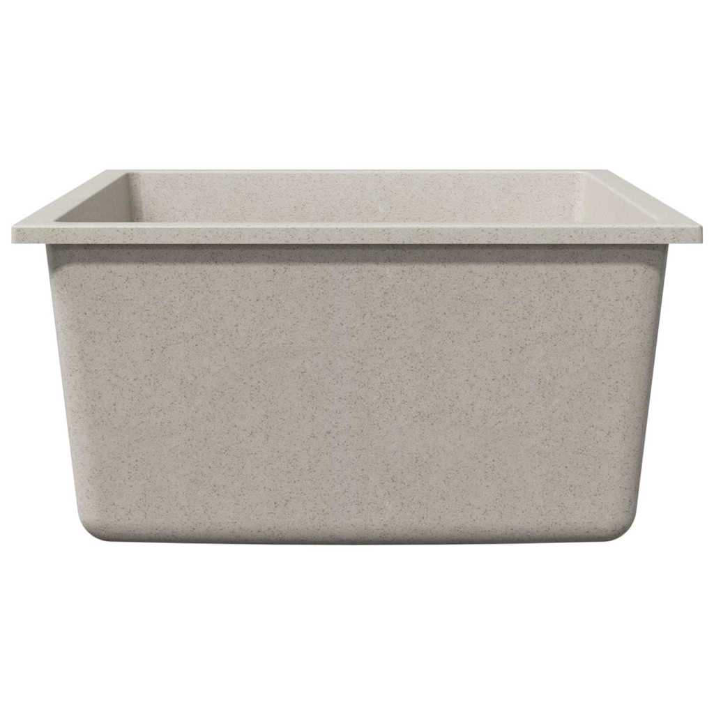vidaXL Kitchen Sink Beige 38 x 44 x 20 cm Granite