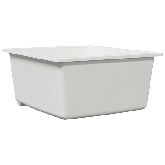 vidaXL Kitchen Sink White 38 x 44 x 20 cm Granite
