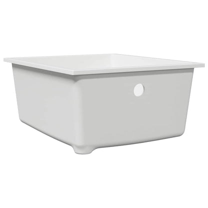 vidaXL Kitchen Sink White 38 x 44 x 20 cm Granite