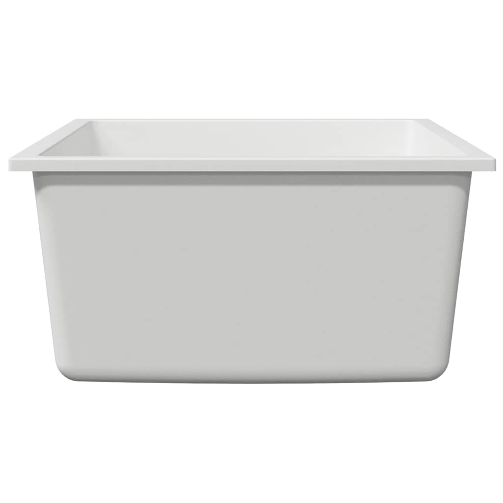 vidaXL Kitchen Sink White 38 x 44 x 20 cm Granite