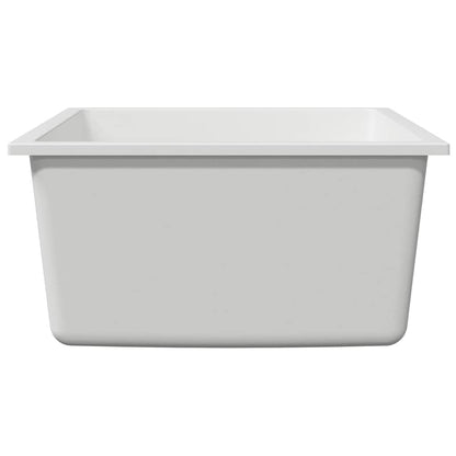 vidaXL Kitchen Sink White 38 x 44 x 20 cm Granite