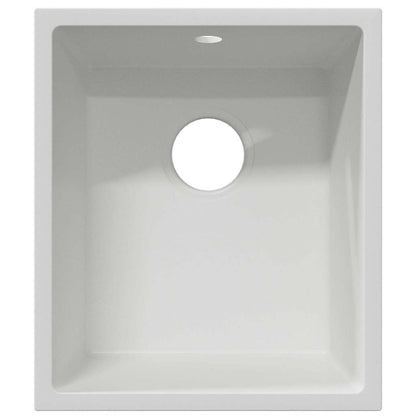 vidaXL Kitchen Sink White 38 x 44 x 20 cm Granite