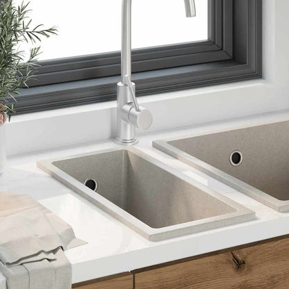 vidaXL Kitchen Sink Beige 21 x 44 x 14 cm Granite