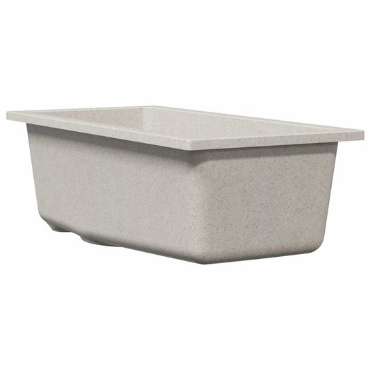vidaXL Kitchen Sink Beige 21 x 44 x 14 cm Granite