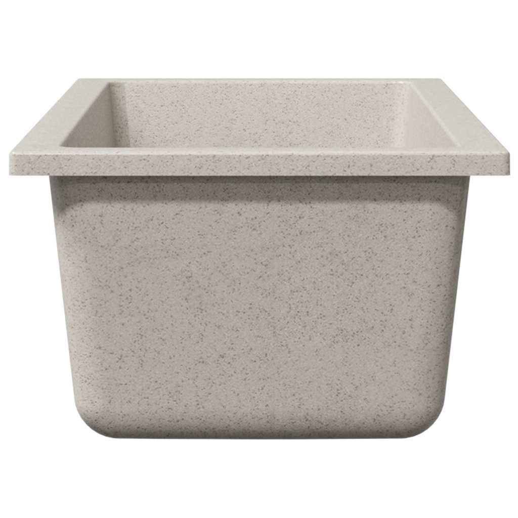 vidaXL Kitchen Sink Beige 21 x 44 x 14 cm Granite
