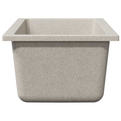 vidaXL Kitchen Sink Beige 21 x 44 x 14 cm Granite