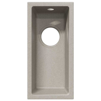 vidaXL Kitchen Sink Beige 21 x 44 x 14 cm Granite