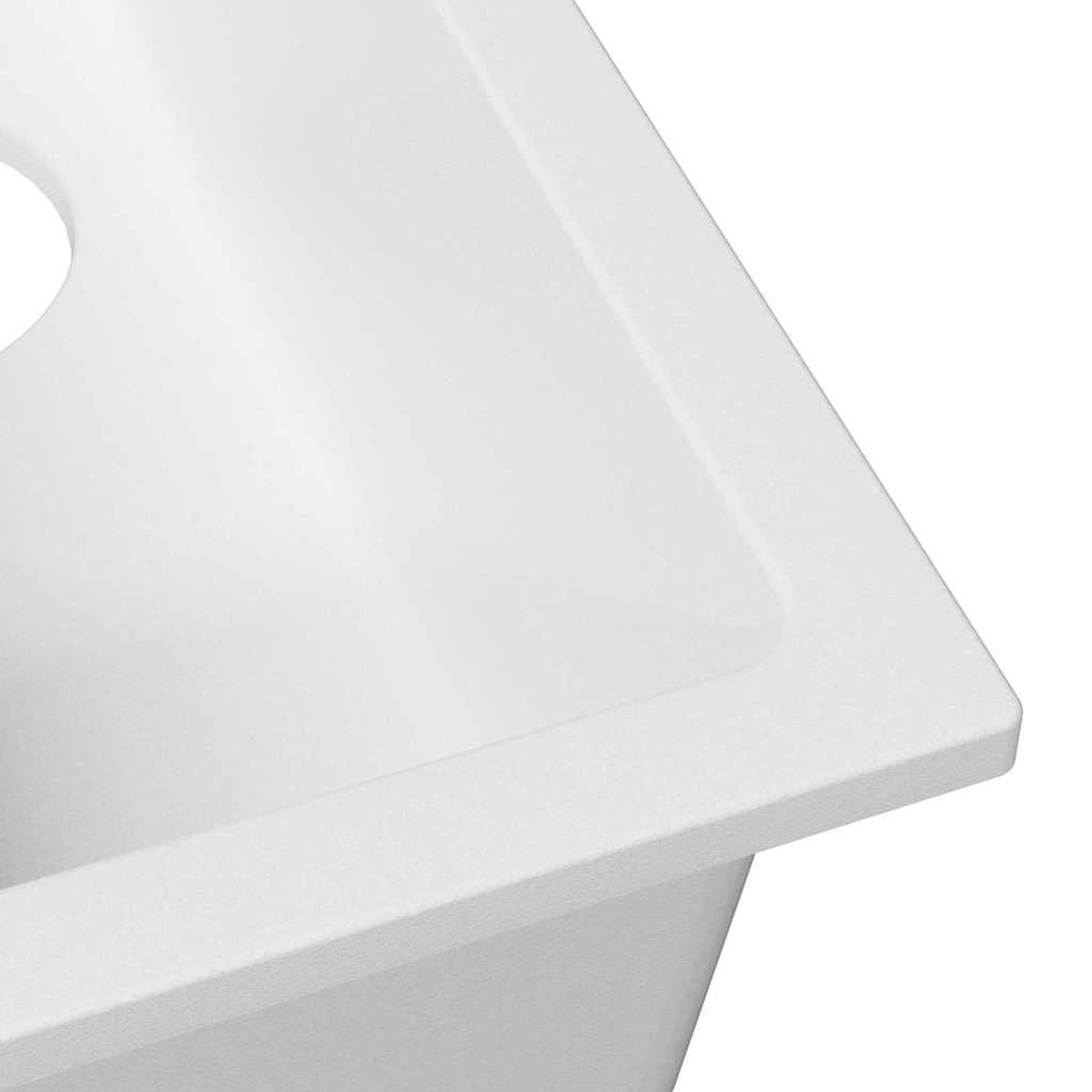 vidaXL Kitchen Sink White 21 x 44 x 14 cm Granite