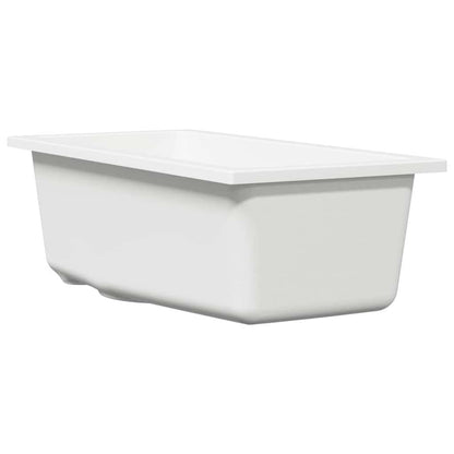 vidaXL Kitchen Sink White 21 x 44 x 14 cm Granite