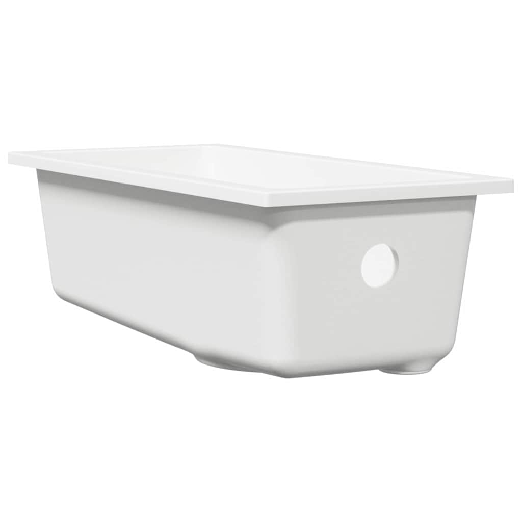 vidaXL Kitchen Sink White 21 x 44 x 14 cm Granite