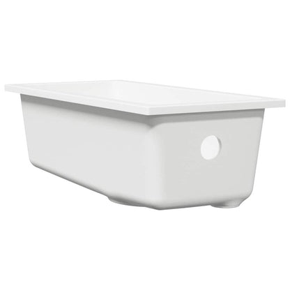 vidaXL Kitchen Sink White 21 x 44 x 14 cm Granite