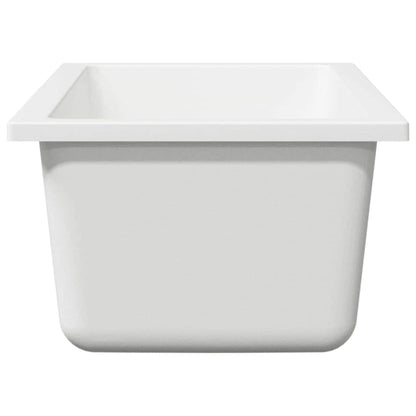 vidaXL Kitchen Sink White 21 x 44 x 14 cm Granite
