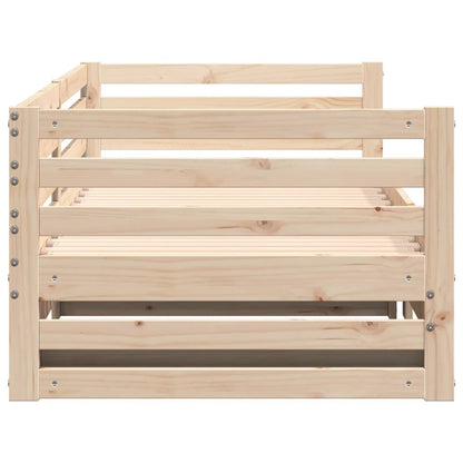 vidaXL Day bed with Trundle without Mattress 80x200 cm