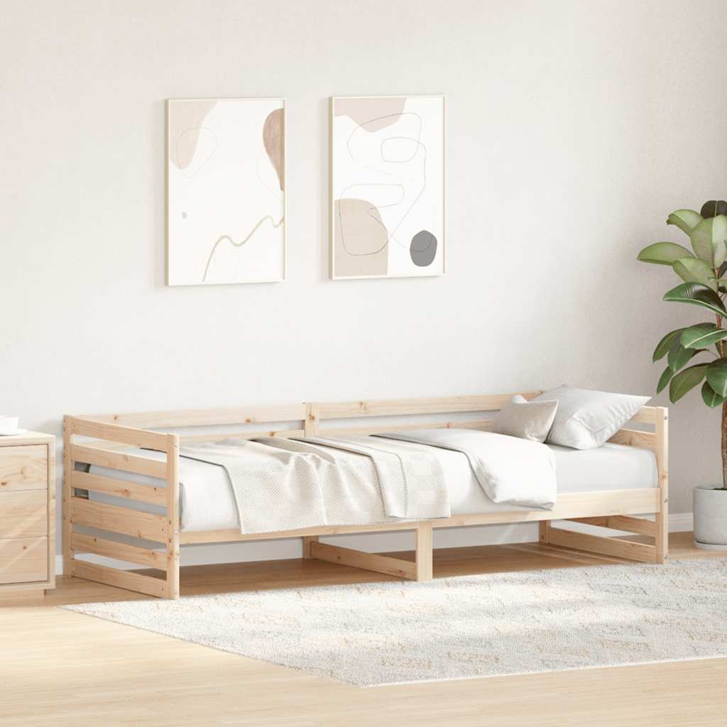 vidaXL Day Bed without Mattress 80x200 cm Solid Wood Pine