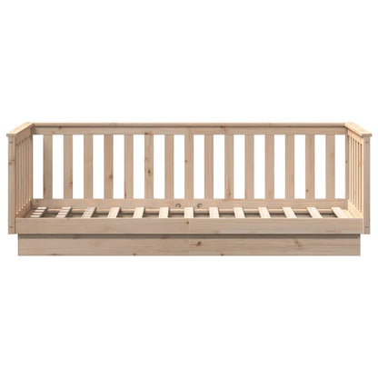 vidaXL Day Bed without Mattress 90x200 cm Solid Wood Pine