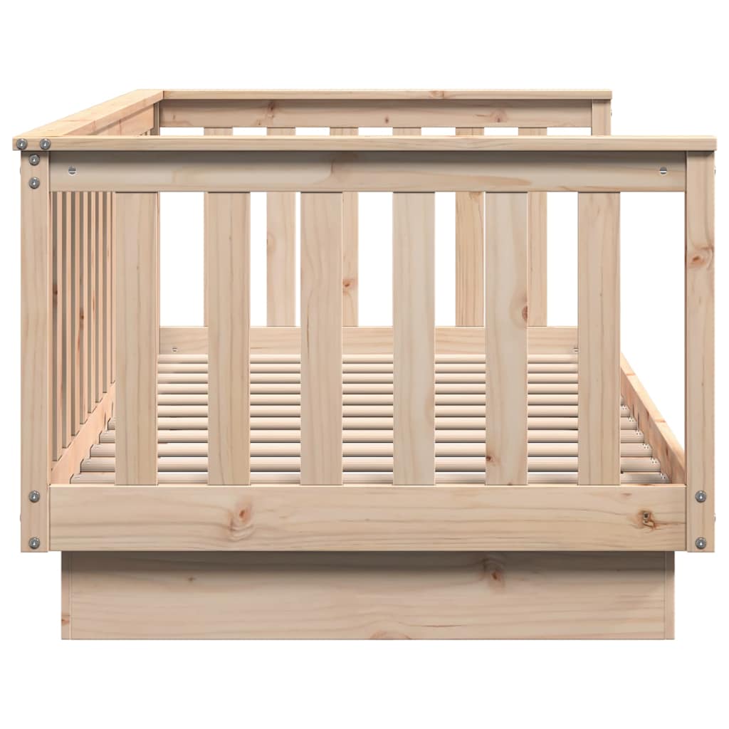 vidaXL Day Bed without Mattress 90x200 cm Solid Wood Pine