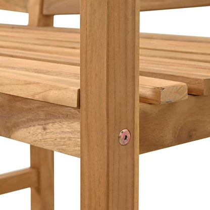 vidaXL Bench Brown 120 x 53.5 x 85 cm Solid Teak wood