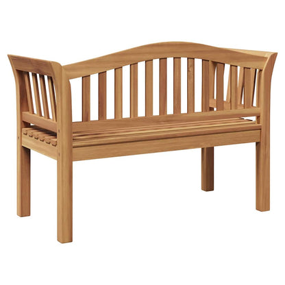 vidaXL Bench Brown 120 x 53.5 x 85 cm Solid Teak wood