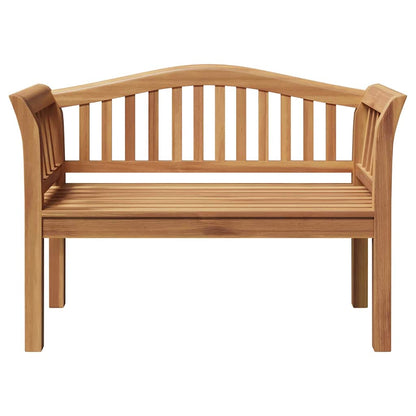 vidaXL Bench Brown 120 x 53.5 x 85 cm Solid Teak wood
