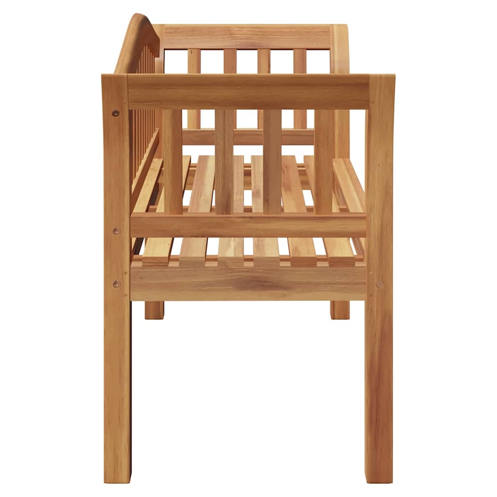 vidaXL Bench Brown 120 x 53.5 x 85 cm Solid Teak wood