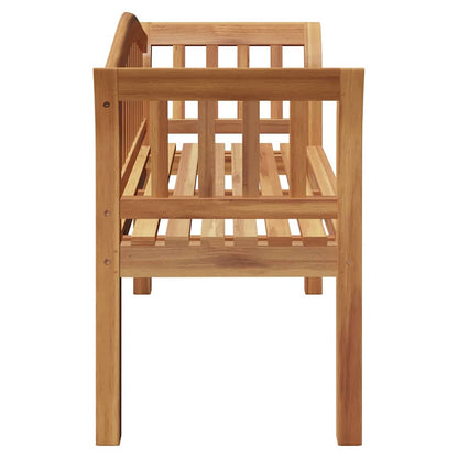vidaXL Bench Brown 120 x 53.5 x 85 cm Solid Teak wood