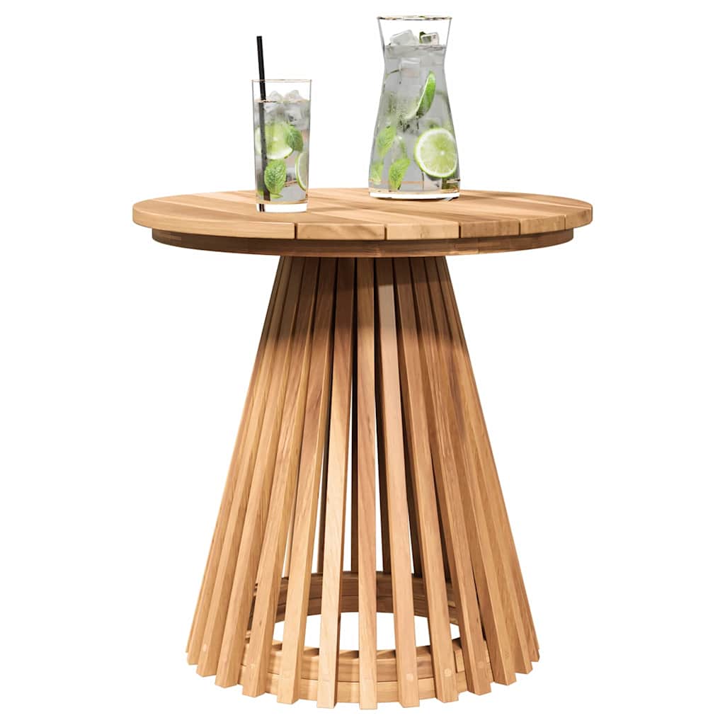 vidaXL Side Table Brown 50 x 50 x 49.5 cm Solid Teak Wood
