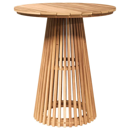 vidaXL Side Table Brown 70 x 70 x 75 cm Solid Teak Wood