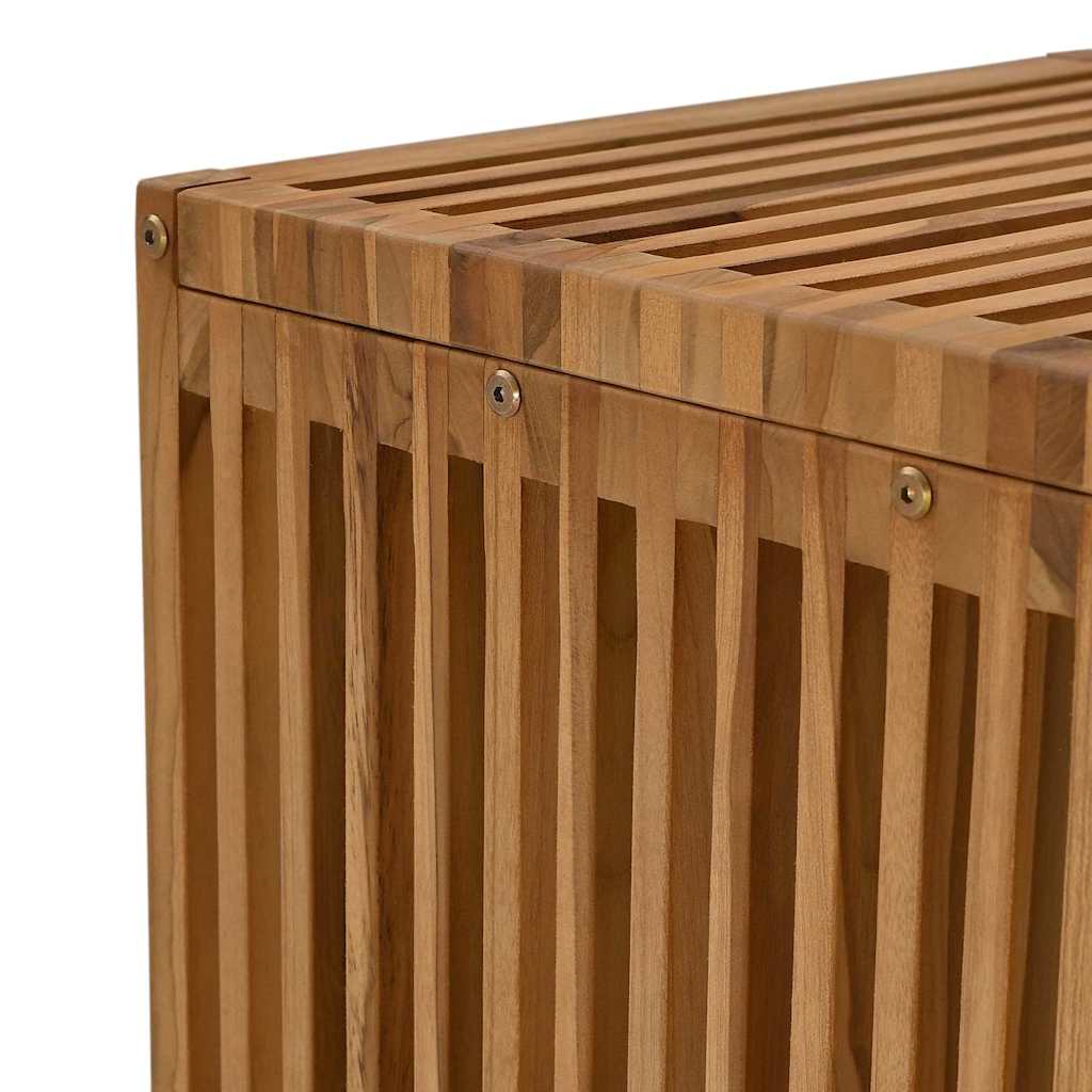 vidaXL Garden Side Table Brown 45 x 45.5 x 45.5 cm Solid Teak Wood