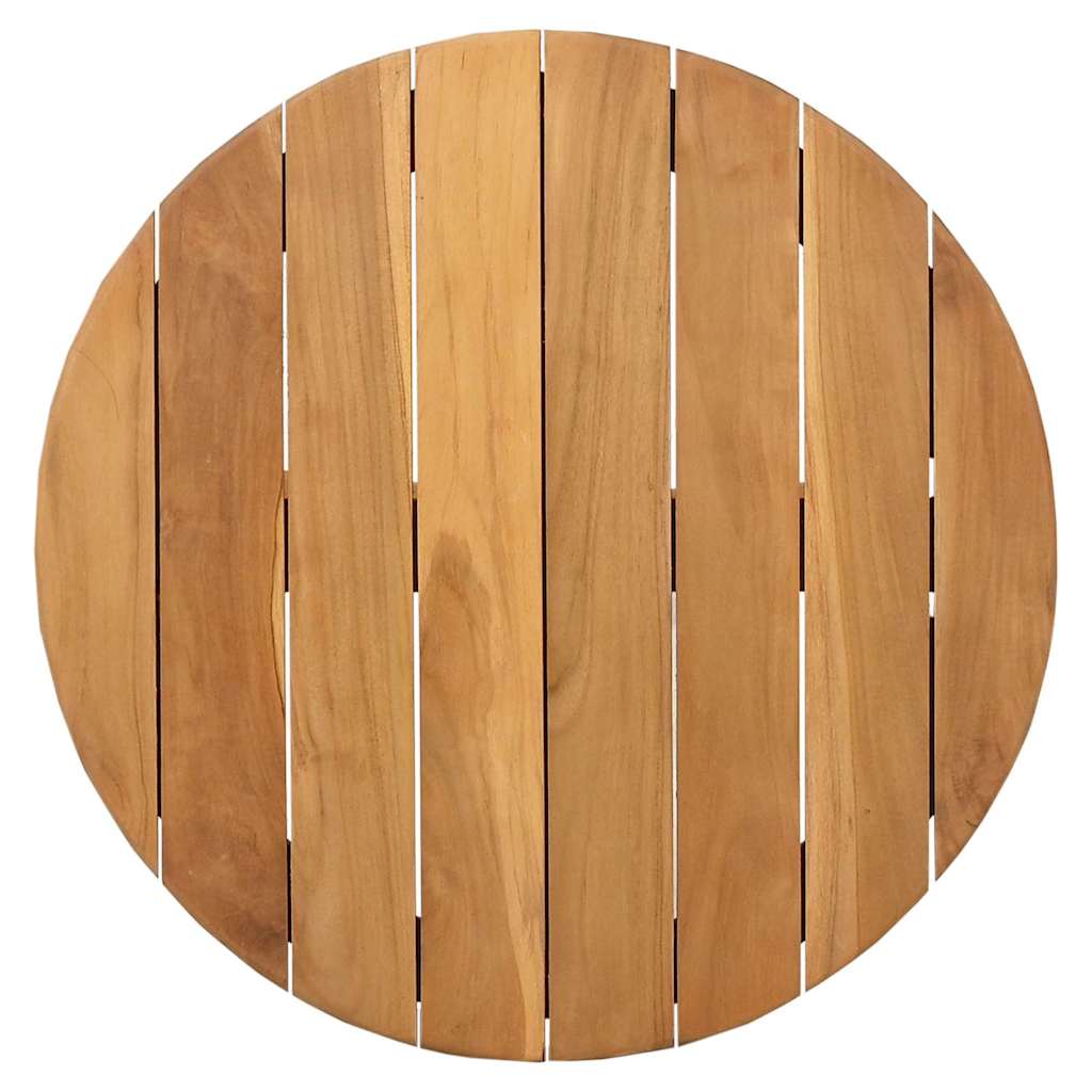 vidaXL Side Table Brown 55 x 55 x 51 cm Solid Teak Wood
