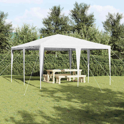 vidaXL Party Tent White 400 x 400 x 266 cm Polyethylene and Steel