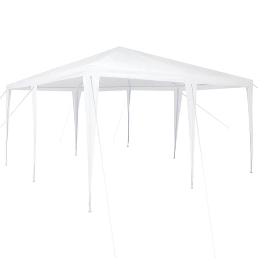 vidaXL Party Tent White 400 x 400 x 266 cm Polyethylene and Steel